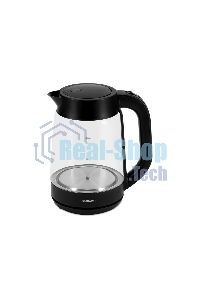 Чайник электрический Starwind SKG4030 1.7 л, 2200 Вт, черный (корпус: стекло)