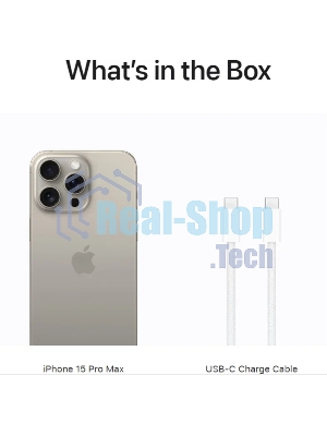 Смартфон Apple iPhone 15 Pro Max A3108 8Gb, 1Tb, Natural Titanium