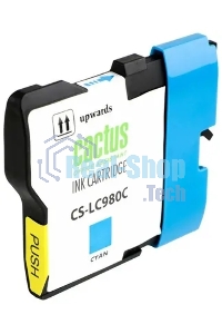 Картридж струйный Cactus CS-LC980C голубой (16 мл) для Brother DCP-145C/165C MFC-250C/290C