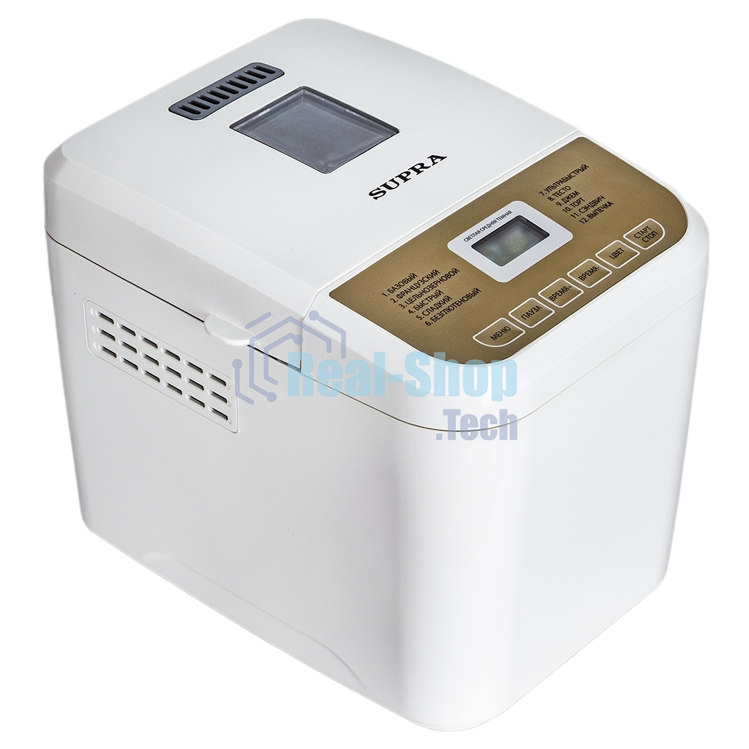 Хлебопечка SUPRA BMS-210 Размер выпечки 500 г. Антипригарное внутреннее покрытие