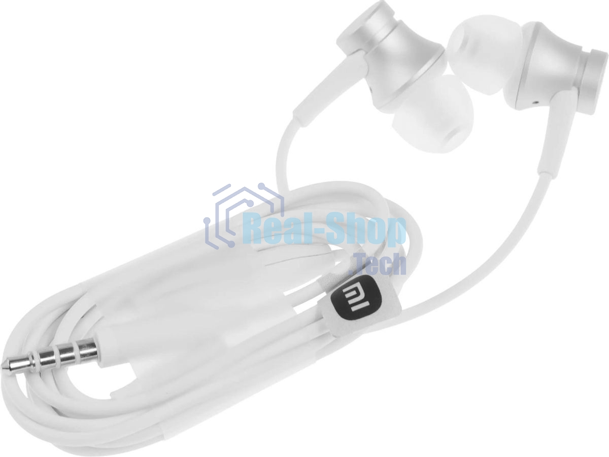 Проводные наушники Xiaomi Mi In-Ear Headphones Basic серебристый, внутриканальные, Jack 3.5 мм