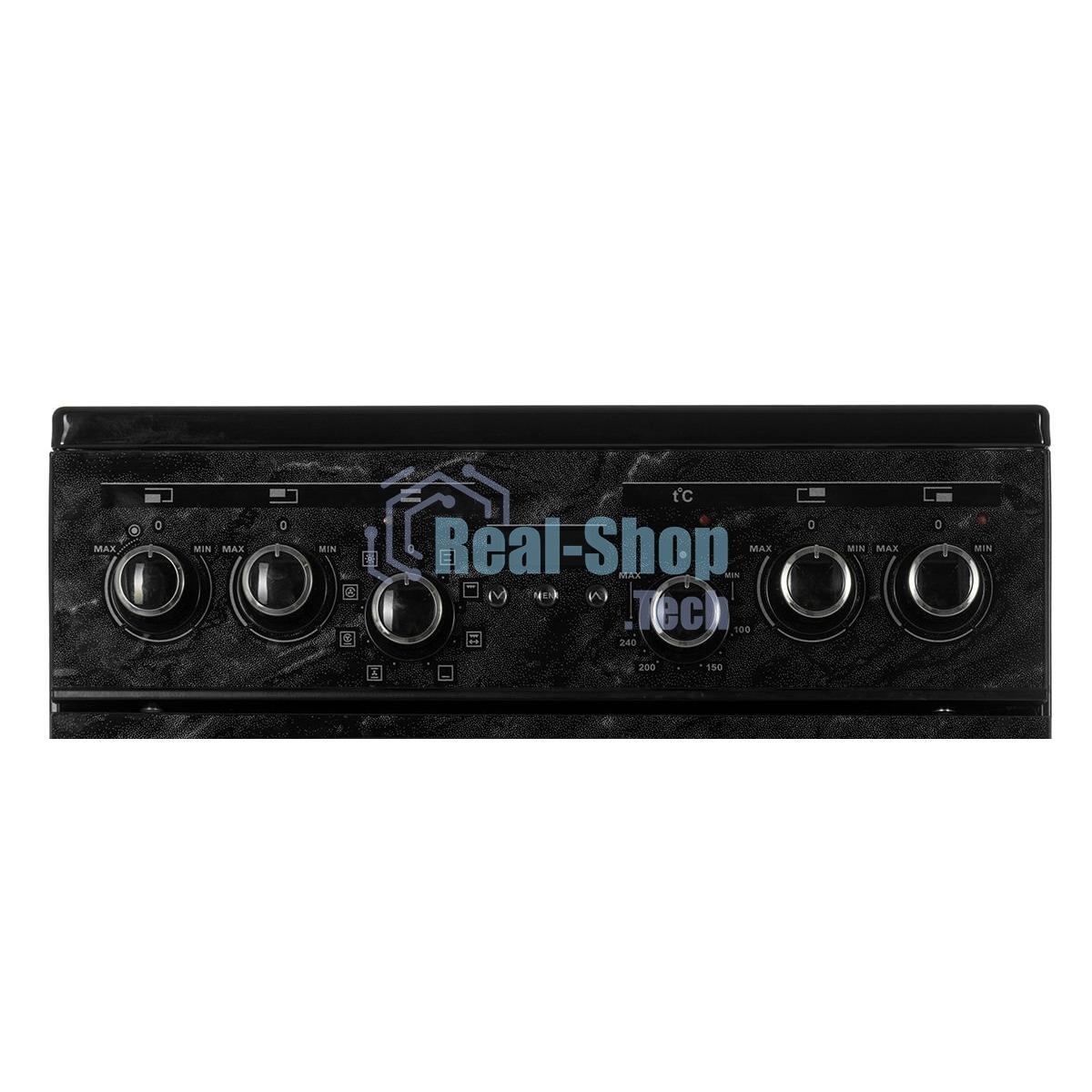 Плита электрическая Gefest ЭП Н Д 5560-03 0053 черный/мрамор, конфорок 4 электрических, духовка 55 л, 50 см x 85 см x 58.5 см