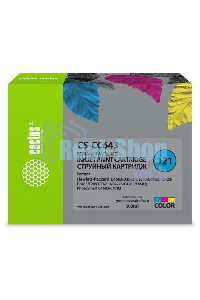 Картридж струйный Cactus CS-CC643 №121 многоцветный (9 мл.) для HP DJ D1663/D2563/D2663/D5563/F2423/F2483/F2493/F4213/F4275/F4283/F4583/PS C4683/C4783