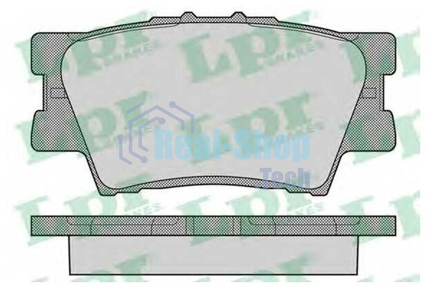 Колодки тормозные задние LPR 05P1281, комплект