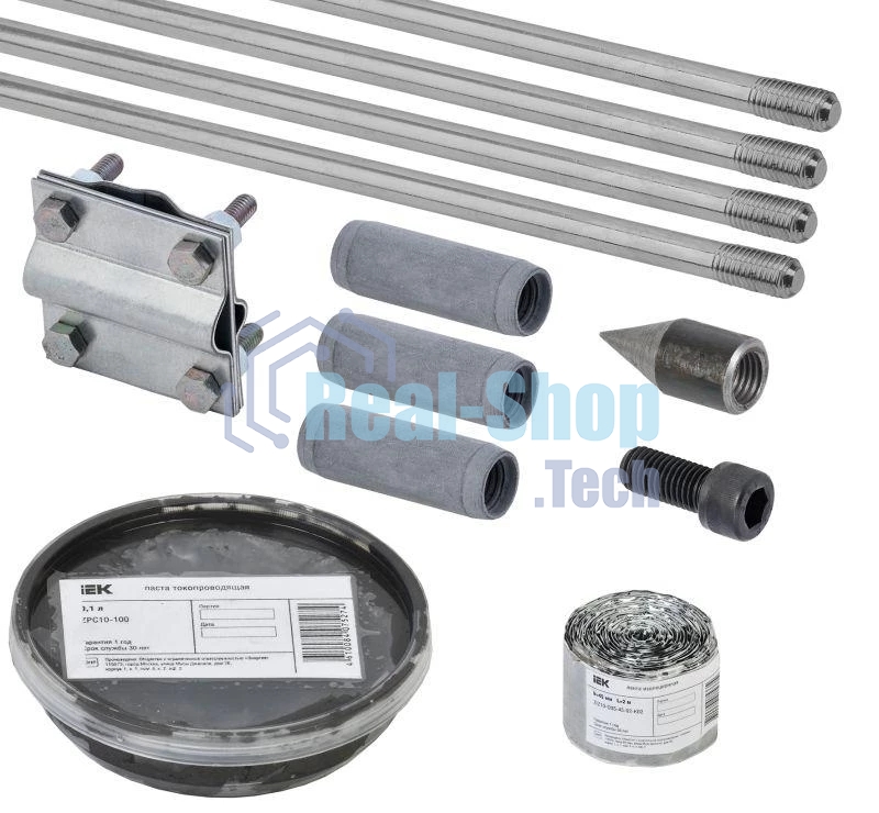 Комплект заземления 6/16 оцинкованная сталь IEK ZKZ10-11-016-06