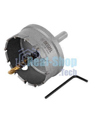 Коронка по металлу Denzel твердосплавная, 73 мм