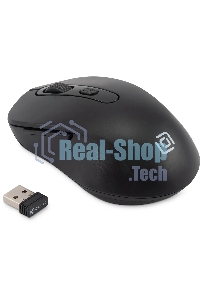 Мышь беспроводная Oklick 677MW черный, 1600 dpi, радиоканал, USB, кнопки - 6