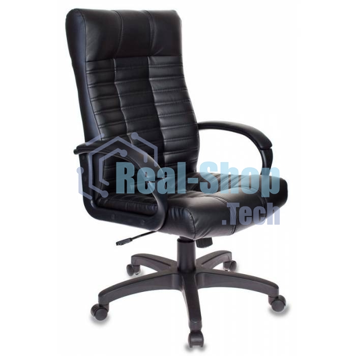 Кресло руководителя Бюрократ KB-10/BLACK черный, искусственная кожа