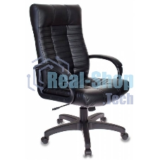 Кресло руководителя Бюрократ KB-10/BLACK черный, искусственная кожа