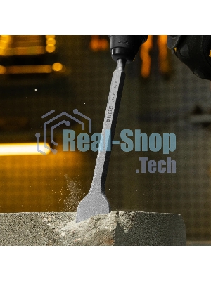 Зубило Denzel 14 х 40 х 250 мм, 40Cr, SDS PLUS