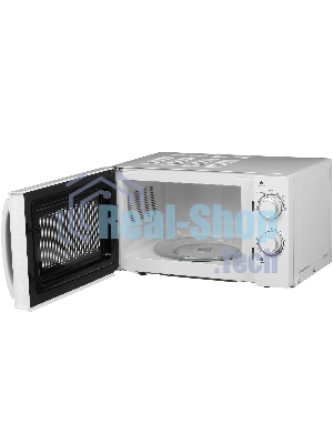 Микроволновая печь Kraft KF20MW7W-102M белый, 20 л, 700 Вт, переключатели - поворотный механизм