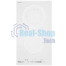 Электрическая варочная поверхность Hotpoint HR 3O2 WH, 2 конфорки, с зоной расширения, стеклокерамика, 3200 Вт