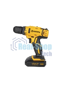 Дрель-шуруповерт аккумуляторная Вихрь ДА-16Л-2К 72/14/32, Аккумуляторная, 16В, 2 АКБ, Кейс