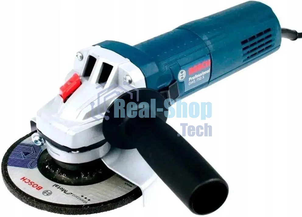 Угловая шлифовальная машина Bosch GWS 750-125 750Вт 11000об/мин рез.шпин.:M14 d=125мм (0601394121)