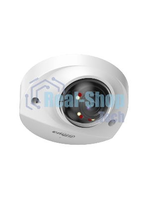 Уличная мини-купольная IP-видеокамера Dahua DH-IPC-HDBW2449FP-AS-IL-0360B Smart Dual Light с ИИ 4Мп, 1/2.9” CMOS, объектив 3.6мм, видеоаналитика, ИК до 30м, LED до 30м, IP67, корпус: металл