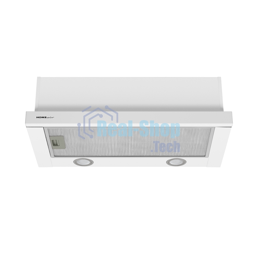 Вытяжка телескопическая HOMSair Flat 50 белый, 50 см, 520 куб. м/ч, 47 дБ