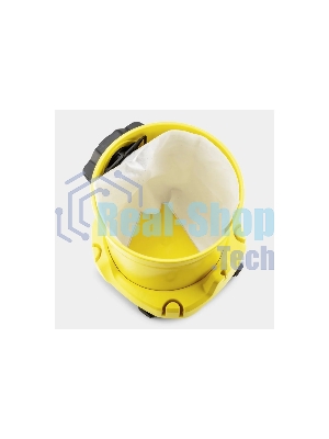 Строительный пылесос Karcher WD 3 P V-17/4/20 Workshop желтый, 1000 Вт, уборка сухая/сбор воды/выдув, пылесборник мешок/контейнер, 17 л