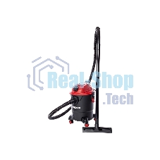 Пылесос строительный RedVerg RD-VC1200S-20P черный, 1200 Вт, уборка сухая/сбор воды, пылесборник бак/мешок, 20 л