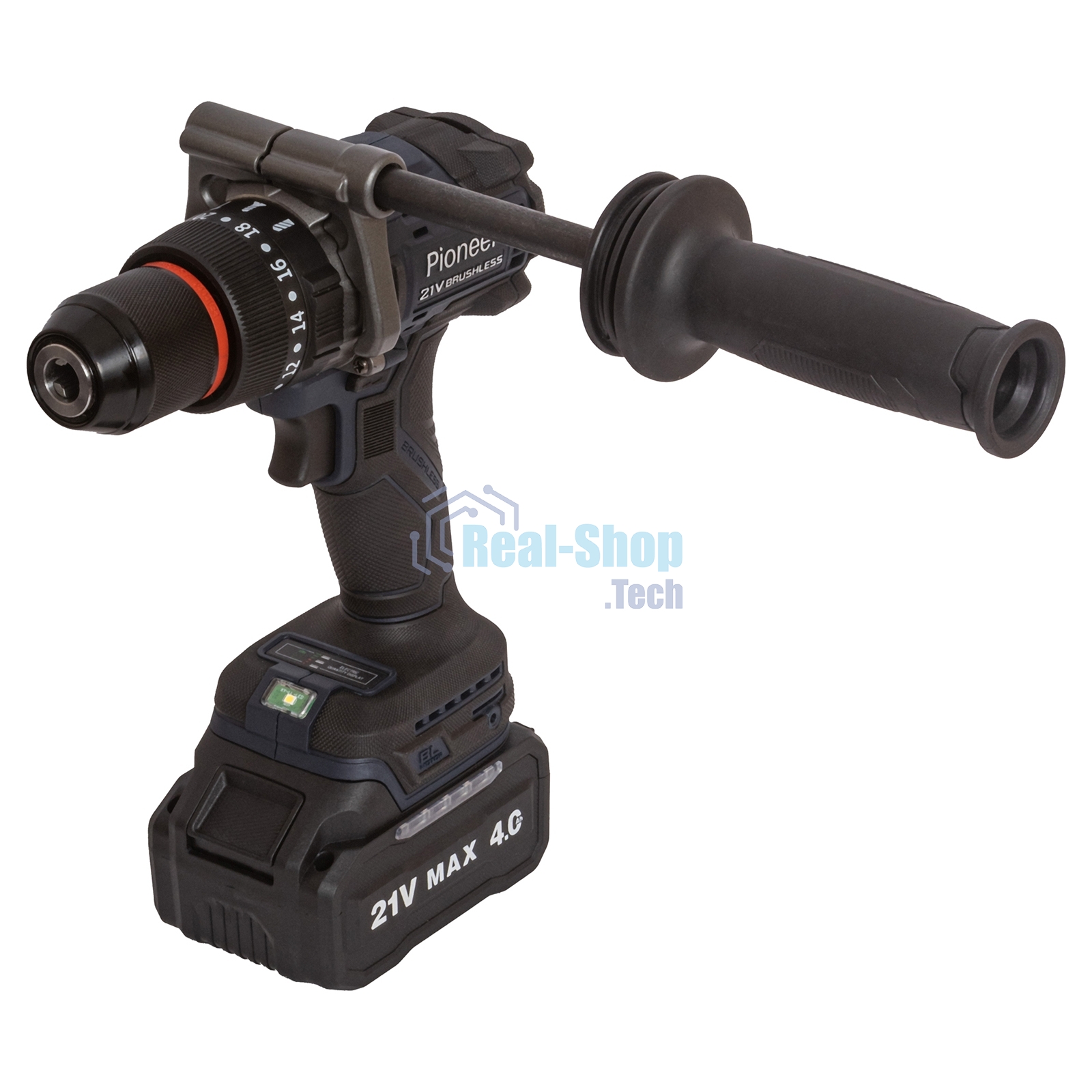 Дрель-шуруповерт аккумуляторная Pioneer CID-E2002BL-01