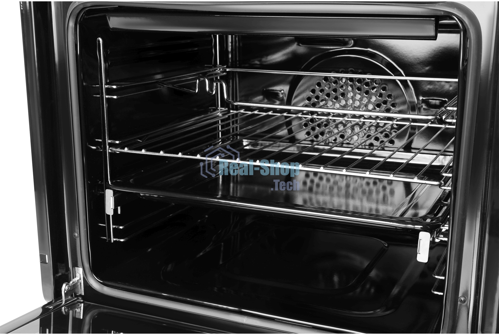 Духовой шкаф Электрический Hyundai HEO 6752 BG черное стекло