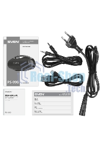 Портативная акустическая система SVEN PS-990, черный, 2.0, 2x90 Вт (RMS), IPx7, TWS, Bluetooth, USB, аккумулятор