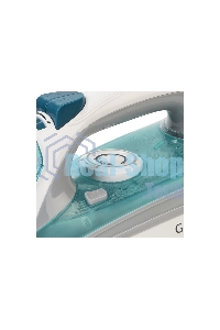 Утюг Galaxy Line GL 6127, бирюзовый, паровой, 2200 Вт, постоянный пар 50 г/мин, паровой удар 170 г/мин, функции: самоочистка, антикапля, антинакипь, функция увлажнения, вертикальное отпаривание, защита от перегрева, индикатор нагрева, керамическое покрыти