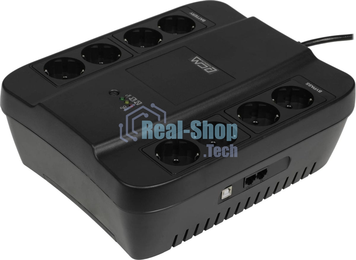 Источник бесперебойного питания Powercom SPD-1000U 550Вт 1000ВА черный