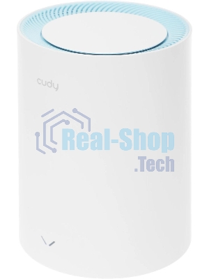 Бесшовный Mesh роутер Cudy M1200(1-Pack) AC1200 10/100BASE-TX белый