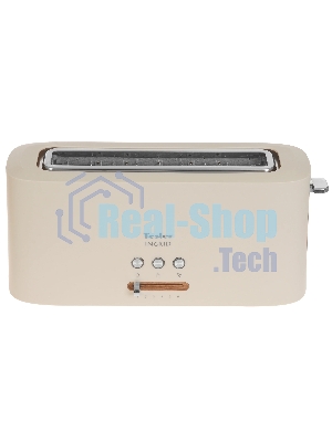 Тостер TESLER TT-140 бежевый, 980 Вт, 1 слот
