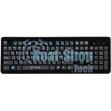 Клавиатура беспроводная Oklick 870S, USB, Радиоканал, черный