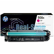 Картридж лазерный МПС HP 508X пурпурный увеличенной емкости (9500 стр)