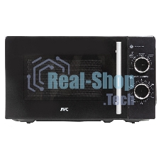 Микроволновая печь JVC JK-MW143M черный, 20 л, 700 Вт, переключатели - поворотный механизм