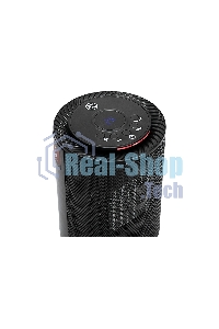 Тепловентилятор керамический Denzel DTFC-1200, черный, 600/1200 Вт, 12 м2, 3 режима, термостат