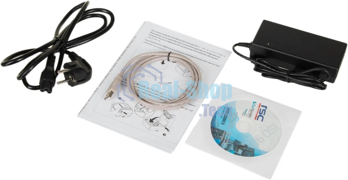 Принтер этикеток TSC TC200 прямая термопечать, 203 dpi, 152 мм/сек, Ethernet, RS-232, USB, черный