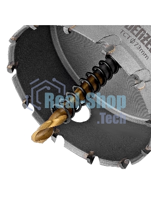 Коронка по металлу Denzel твердосплавная, 73 мм