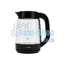 Чайник электрический Starwind SKG4030 1.7 л, 2200 Вт, черный (корпус: стекло)