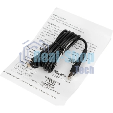 Сканер штрих-кода ручной Mindeo MD6600-HD 1D/2D имидж, проводной, RS-232/USB, черный