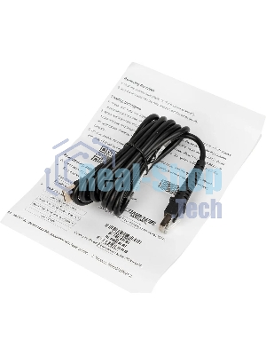 Сканер штрих-кода ручной Mindeo MD6600-HD 1D/2D имидж, проводной, RS-232/USB, черный