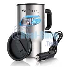 Автомобильная Centek CT-0090 35 Вт, 500 мл, сталь, работа от прикуривателя, гермет. крышка