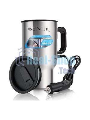 Автомобильная Centek CT-0090 35 Вт, 500 мл, сталь, работа от прикуривателя, гермет. крышка
