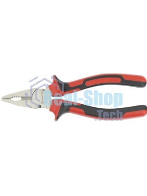 Плоскогубцы Matrix NICKEL 180 мм, никелированные, двухкомпонентные рукоятки