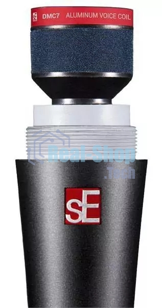 Микрофон динамический sE Electronics V7 40 Гц - 19 кГц, суперкардиоида, в комплекте: микрофонный зажим, адаптер с резьбой, чёрная ветрозащита, транспортировочный чехол на молнии. Цвет серый.