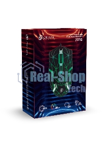 Мышь проводная Oklick 701G черный, 3600 dpi, USB, кнопки - 6