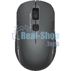 Мышь беспроводная A4Tech Fstyler FB26CS Air2 серый/черный, 2000 dpi, радиоканал, Bluetooth, USB, кнопки - 4