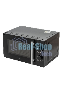 Микроволновая печь JVC JK-MW143M черный, 20 л, 700 Вт, переключатели - поворотный механизм