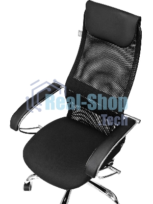Кресло Бюрократ CH-607SL TW-01 Neo Black черный, сетка, подголовник