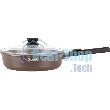 Сотейник Rondell Praline RDA-1568 d=28 см, (с крышкой) коричневый