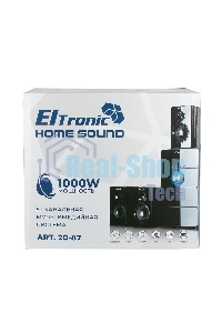 Акустическая система ELTRONIC (20-87) HOME SOUND черный
