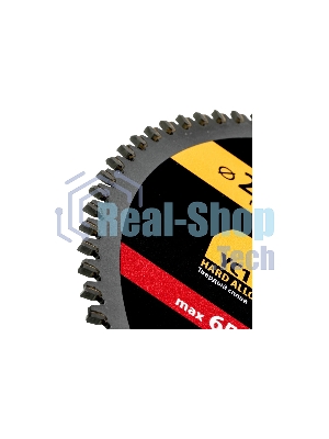 Пильный диск по алюминию Denzel ф210 х 30 мм, 80 зубьев