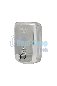 Дозатор для жидкого мыла из нерж. стали Puff-8708, хром, 800 мл, с ключом, 19х12х12 см